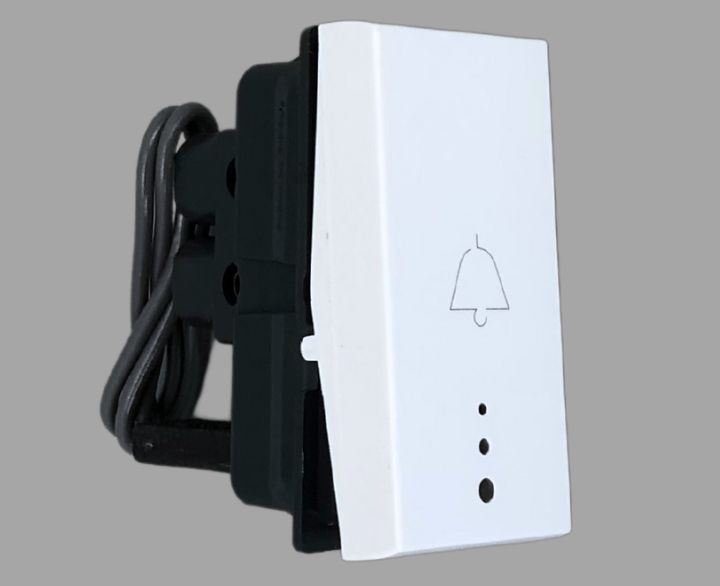 Myrius NextGen 6A Bell Push Switch with Indicator 679221  White